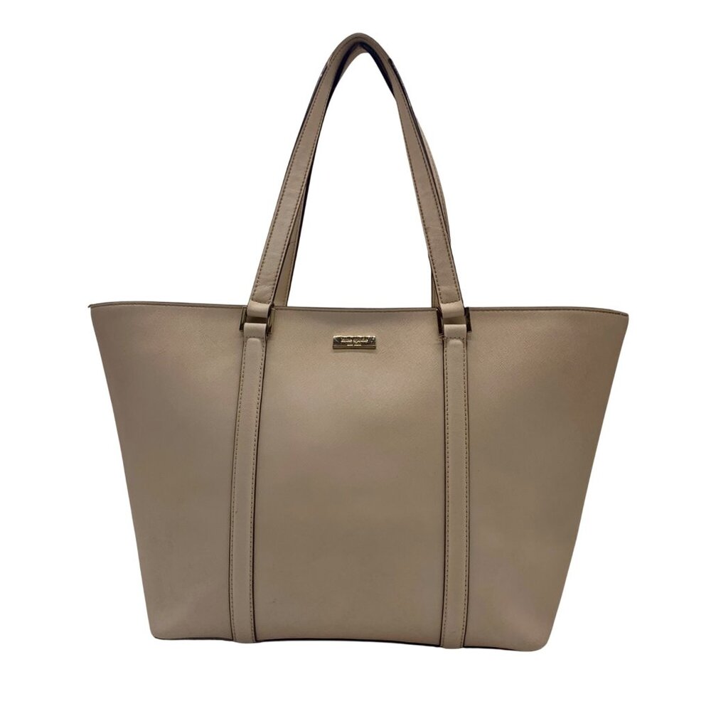 Kate Spade Cream Saffiano Leather Newbury Lane Dally Tote Bag